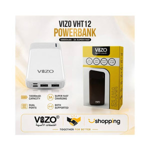 Vizo 10000mah VHT12 Fast Charging Power Bank