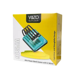 Vizo 10000mah Fast Power Bank With Four Wires (VPB16)