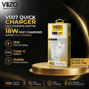 Vizo 18W 1 USB Port Fast Charger (V007)
