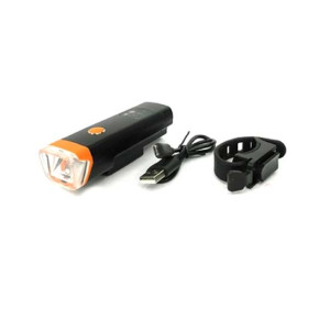 Ferozi Traders Waterproof Bicycle Front Light Orange