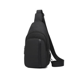 Poso Casual Chest Bag For Men Black (PS-326)