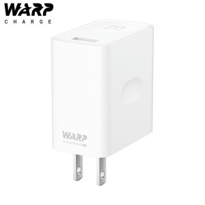 One Plus Warp 30W Fast Charging Adapter White 