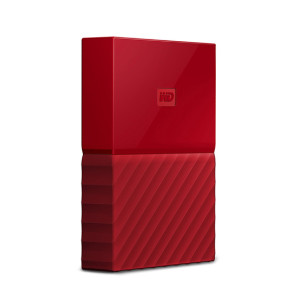 WD My Passport 4TB Portable External Hard Drive Red (WDBYFT0040BRD)