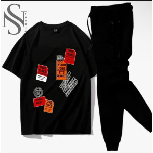 Fashion Flies Trendy Plain Summer Tracksuit For Mens