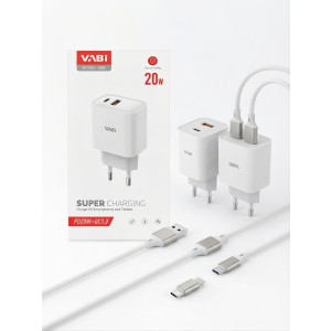 H69 Fast PD 20W Dual Port Adapter with Cable