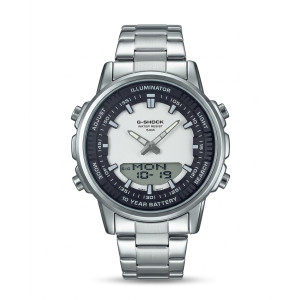 Men's Analog Digital Sports Watch - Silver White