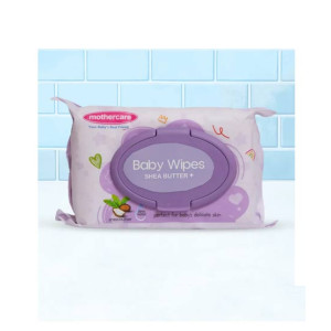 Mothercare Shea Butter Baby Wipes Purple - 80 Pcs