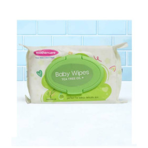Mothercare Tea Tree Oil Baby Wipes White - 80 Pcs