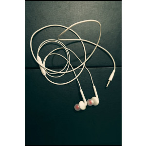 Branded Wire Earphone Handsfree - White