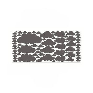 Zain Sticker Cartoon Clouds Wall Stickers - 68pcs