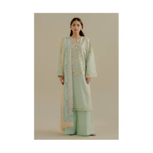 Coco by Zara Shahjahan Velin Coco Lawn Edition II Unstitched 3 Pieces (ZCE25-7A)