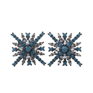 Zed Eye Stellar Burst Earrings For Women Turquoise (ISE078C)