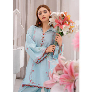 Ahlam Zephyr Embroidered lawn Suit 2-piece