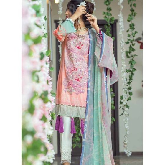 iShopping - Tarzz Zyra Lawn Collection 2020 3 Piece Quartz Pink (L20-S2-55)