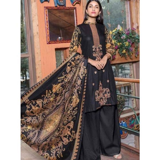 iShopping - Zeenat Embroidered Lawn Collection Vol-15 3 Pieces (D-04)