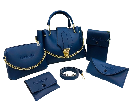 iShopping - RG Shop Dior Hand Bag Clutch & pouches 5-pcs -Blue