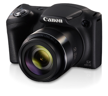iShopping - Canon PowerShot SX430 IS Digital Camera Black