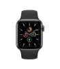 iShopping - Apple iWatch SE 44mm Gray Aluminum Case With Black Sport Band - GPS