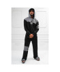 iShopping - Elegance Republic Hoodie Style Shirt and Trouser Black & Grey (1018)