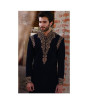 iShopping - Elegance Republic Velvet Sherwani Zeus Black (1043)