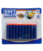 iShopping - Soft Dart Stick-On Foam Nerf Refill Bullets 20 pcs Blue (PX-10509)