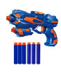 iShopping - Planet X Frost Nova Soft Bullet Dart Shooting Nerf Gun - Manual Reload (PX-10686)