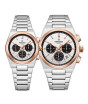 iShopping - Naviforce Bond Chrono Watch For Couples Two Tone (NF-8048C-6)