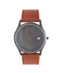 iShopping - Titan Edge Analog Men's Leather Watch - Brown (1683QL01)