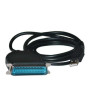 iShopping - Maxstock Usb Printer Parallel Cable Black (1284)