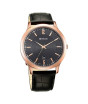 iShopping - Titan Analog Men's Leather Watch - Black (1825WL03)