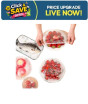 iShopping - Matrix Disposable Plastic Stretchable Bowl Covers - Pack Of 100