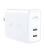 iShopping - Acefast 50W 2x USB-C Fast Charger White (ACE-0002)