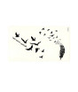 iShopping - Muzamil Store Flying Birds Removable Tattoo Stickers Black