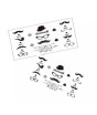 iShopping - Muzamil Store Waterproof Gentleman Hat Glasses Tattoo Black
