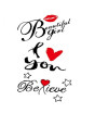 iShopping - Muzamil Store Waterproof Brief Tattoo Sticker