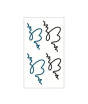 iShopping - Muzamil Store Messy Heart Waterproof Tattoo Sticker Black