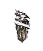 iShopping - Muzamil Store 3D Modern Halloween Temporary Tattoo Sticker Black