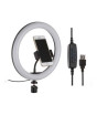 iShopping - Muzamil Store Ring Light With Mobile Holder - Black