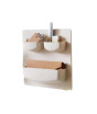 iShopping - Muzamil Store Wall Rack Plastic Holder - Beige