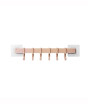 iShopping - Muzamil Store Bathroom 6 Wall Hooks Rack Plastic