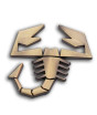 iShopping - Muzamil Store Alloy 3D Scorpio Logo Sticker For Car Decoration - Bronze