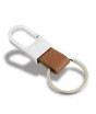 iShopping - Muzamil Store Leather Strap Key Ring - Brown