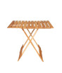 iShopping - Muzamil Store Foldable Wood Coffee Table - Brown