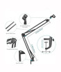 iShopping - Muzamil Store Bulfyss Professional Mic And Microphone Stand (Black)
