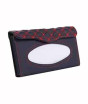 iShopping - Muzamil Store Car Sun Visor Tissue Box PU Leather - Red