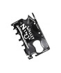 iShopping - Muzmail Store 18 in 1 Wallet Ninja Multitool Card Sized - Black