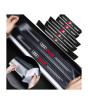 iShopping - Muzamil Store Car Door Fiber Sticker For Audi - 4Pcs