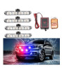 iShopping - Muzamil Store 4X4 Emergency Warning Flashing Firemen Car Interior Light 12V