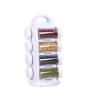 iShopping - Muzamil Store Revolving Rotating Cabinet Spice Rack with Jar - 8Pcs