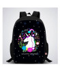 iShopping - Traverse Unicorn Digital Printed Kids Bag - Black (T857S)